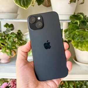 Apple Smartphone in Sleek Gray and Black